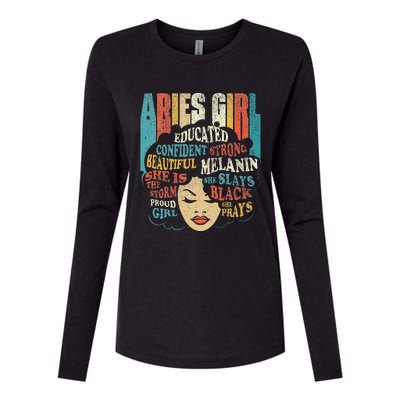 Aries Astrology Zodiac Sign Horoscope Astrologer Womens Cotton Relaxed Long Sleeve T-Shirt