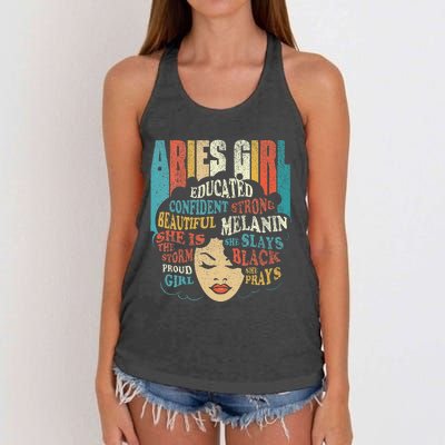 Aries Astrology Zodiac Sign Horoscope Astrologer Women's Knotted Racerback Tank