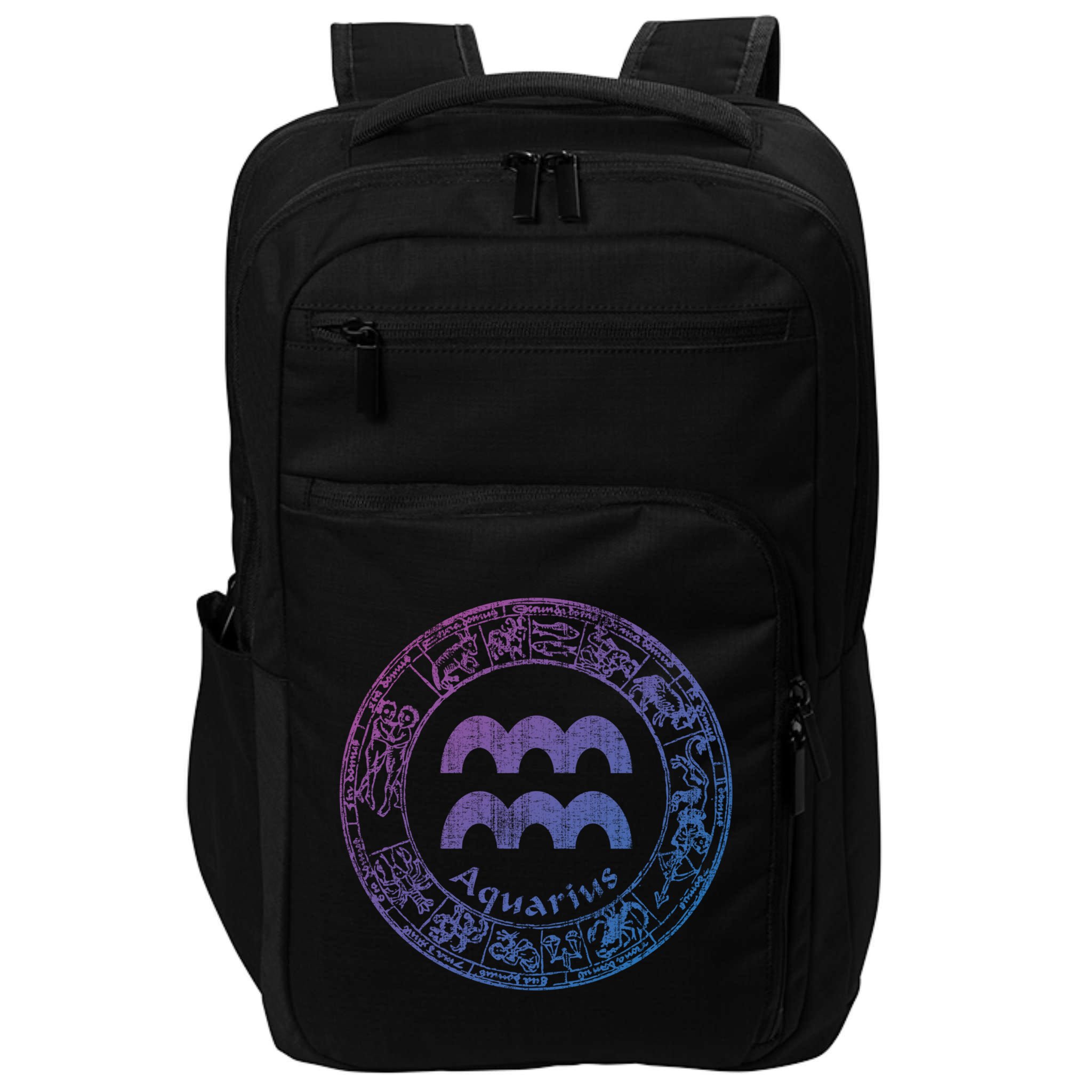 Aquarius Astrology Zodiac Horoscope Sign Meaningful Gift Impact Tech Backpack
