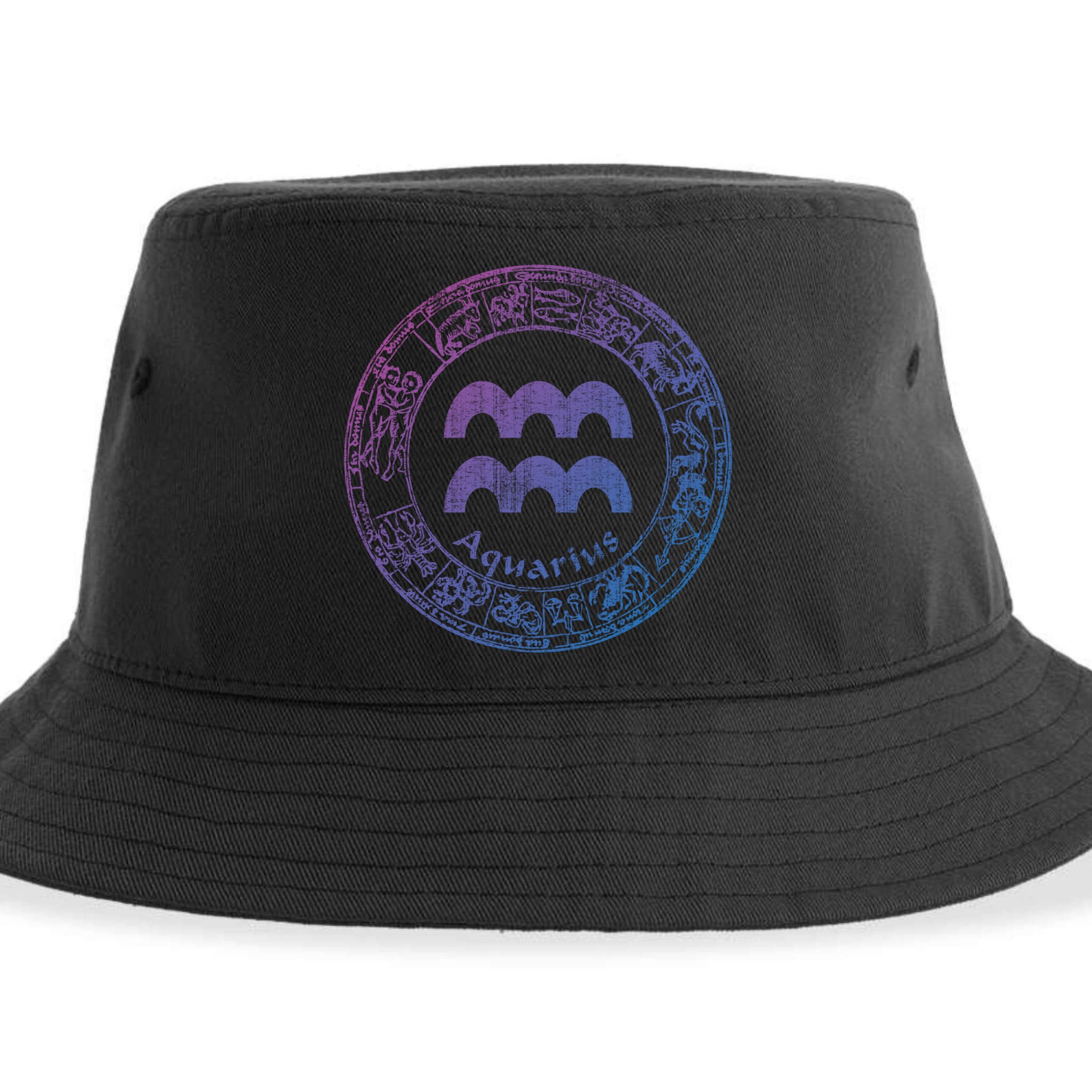Aquarius Astrology Zodiac Horoscope Sign Meaningful Gift Sustainable Bucket Hat