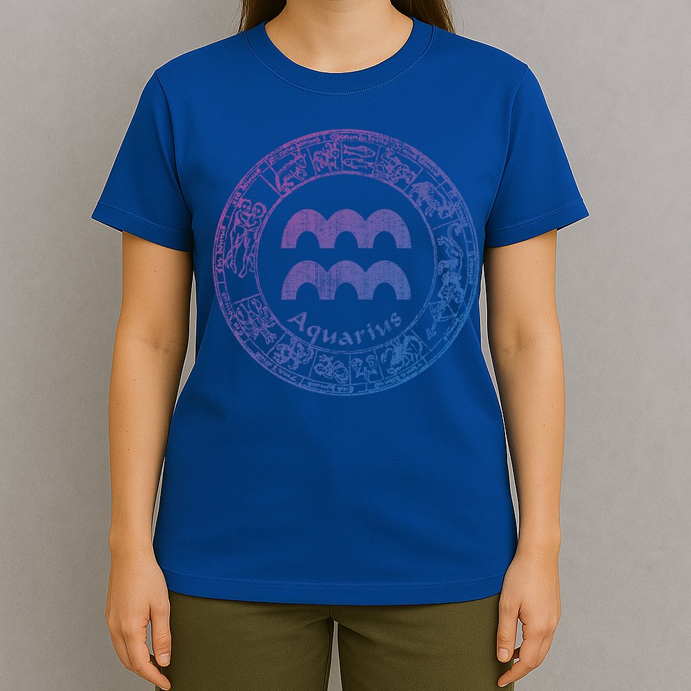Aquarius Astrology Zodiac Horoscope Sign Meaningful Gift T-Shirt