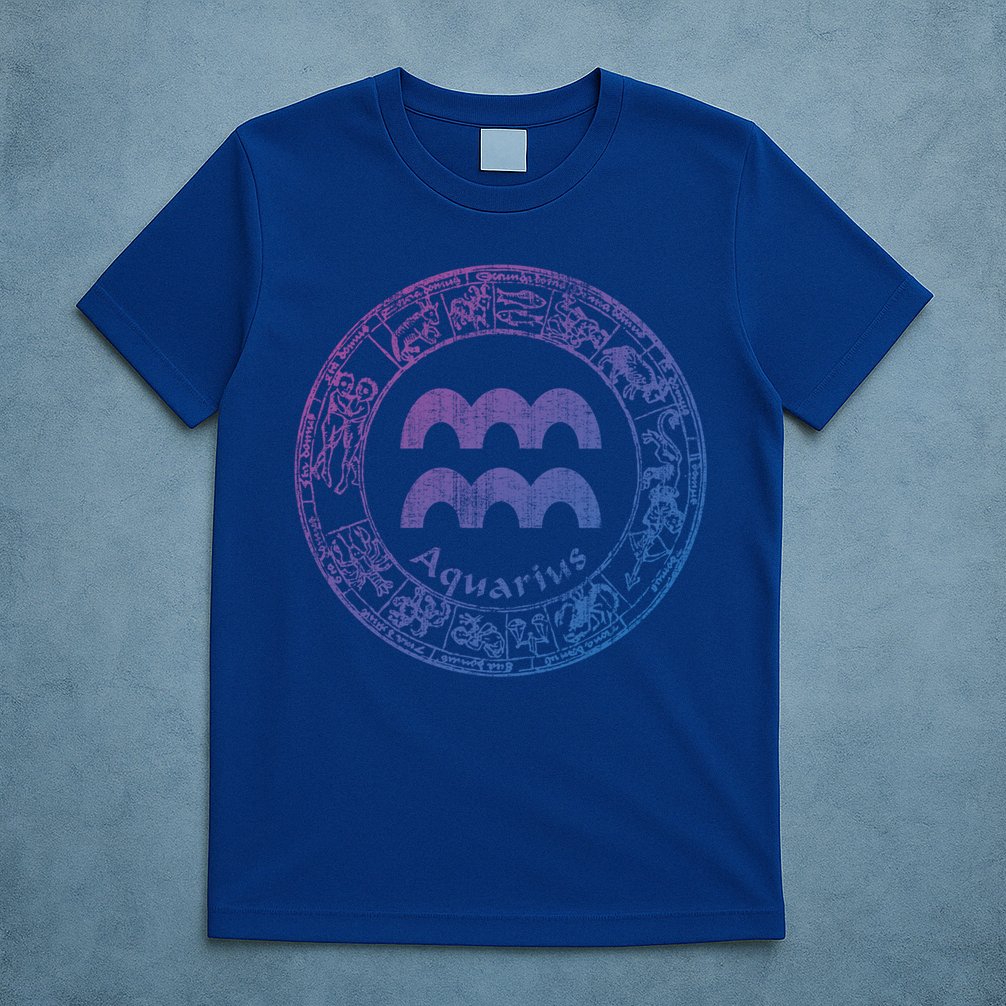 Aquarius Astrology Zodiac Horoscope Sign Meaningful Gift T-Shirt