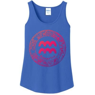 Aquarius Astrology Zodiac Horoscope Sign Meaningful Gift Ladies Essential Tank