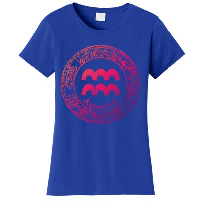 Aquarius Astrology Zodiac Horoscope Sign Meaningful Gift Women's T-Shirt