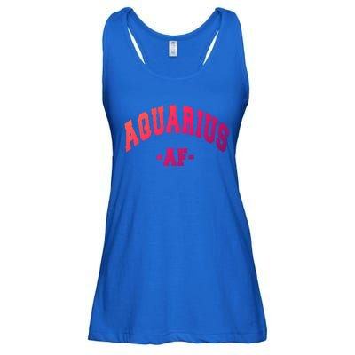 Aquarius Astrology Zodiac Sign Decorations Gift Ladies Essential Flowy Tank