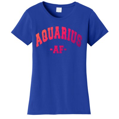 Aquarius Astrology Zodiac Sign Decorations Gift Women's T-Shirt