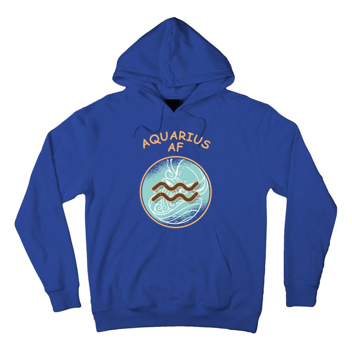 Aquarius Af Zodiac Sign Gift Hoodie