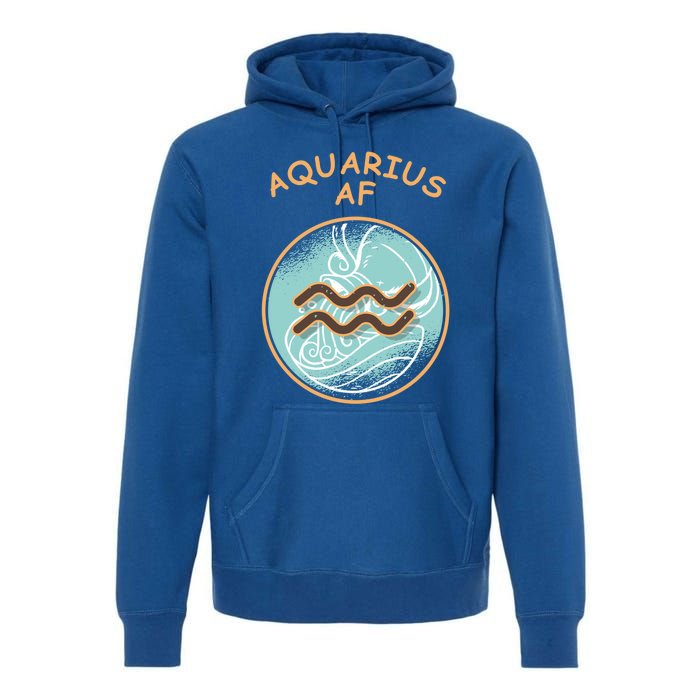 Aquarius Af Zodiac Sign Gift Premium Hoodie