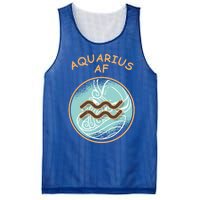 Aquarius Af Zodiac Sign Gift Mesh Reversible Basketball Jersey Tank