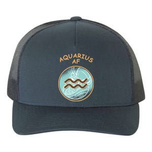 Aquarius Af Zodiac Sign Gift Yupoong Adult 5-Panel Trucker Hat