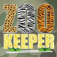 African Animals Zebra Giraffe Zookeeper Zoo Keeper Legacy Tie Dye Trucker Hat