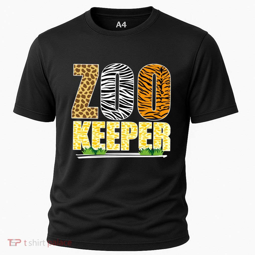 African Animals Zebra Giraffe Zookeeper Zoo Keeper Performance Shirt