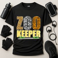 African Animals Zebra Giraffe Zookeeper Zoo Keeper Performance Shirt