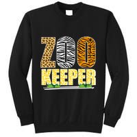 African Animals Zebra Giraffe Zookeeper Zoo Keeper Sweatshirt