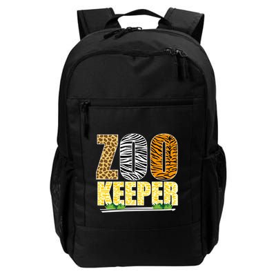 African Animals Zebra Giraffe Zookeeper Zoo Keeper Backpack