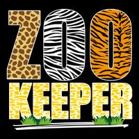 African Animals Zebra Giraffe Zookeeper Zoo Keeper 16 in Basic Backpack