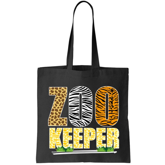 African Animals Zebra Giraffe Zookeeper Zoo Keeper Bag