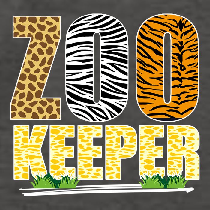 African Animals Zebra Giraffe Zookeeper Zoo Keeper Vector Backpack