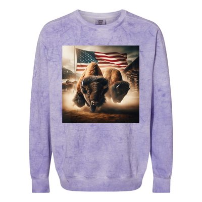 American Buffalo 1 Colorblast Crewneck Sweatshirt