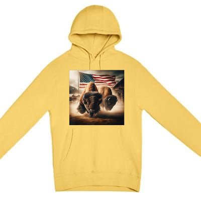 American Buffalo 1 Premium Pullover Hoodie