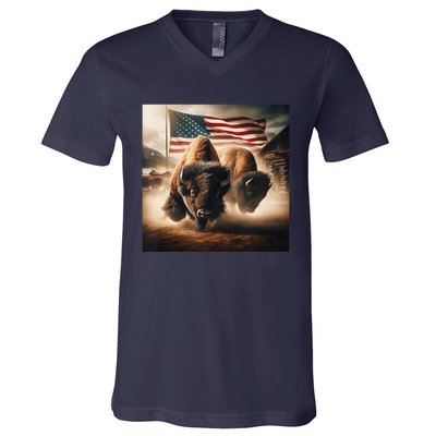 American Buffalo 1 V-Neck T-Shirt