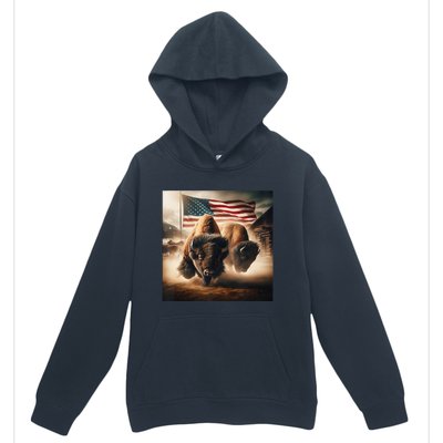 American Buffalo 1 Urban Pullover Hoodie