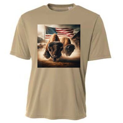 American Buffalo 1 Cooling Performance Crew T-Shirt