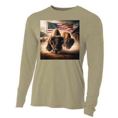 American Buffalo 1 Cooling Performance Long Sleeve Crew