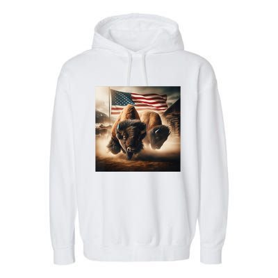 American Buffalo 1 Garment-Dyed Fleece Hoodie