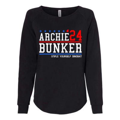 Archie Bunker 24 For President 2024 Womens California Wash Sweatshirt