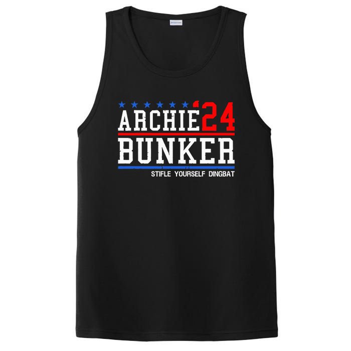 Archie Bunker 24 For President 2024 PosiCharge Competitor Tank