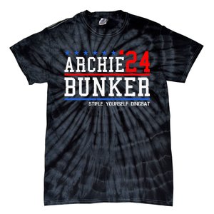 Archie Bunker 24 For President 2024 Tie-Dye T-Shirt