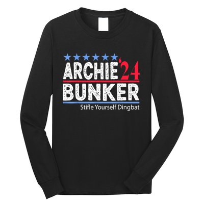 Archie Bunker 24 For President 2024 Long Sleeve Shirt