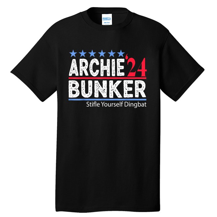 Archie Bunker 24 For President 2024 Tall T-Shirt