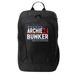 Archie Bunker 24 For President 2024 City Backpack