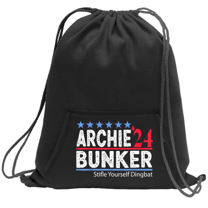 Archie Bunker 24 For President 2024 Sweatshirt Cinch Pack Bag