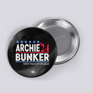 Archie Bunker 24 For President 2024 Button