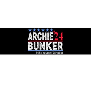 Archie Bunker 24 For President 2024 Bumper Sticker