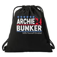 Archie Bunker 24 For President 2024 Drawstring Bag