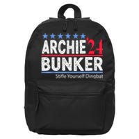 Archie Bunker 24 For President 2024 16 in Basic Backpack