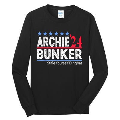 Archie Bunker 24 For President 2024 Tall Long Sleeve T-Shirt