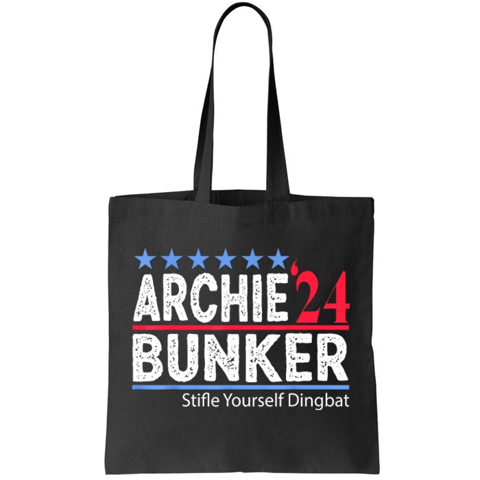 Archie Bunker 24 For President 2024 Tote Bag