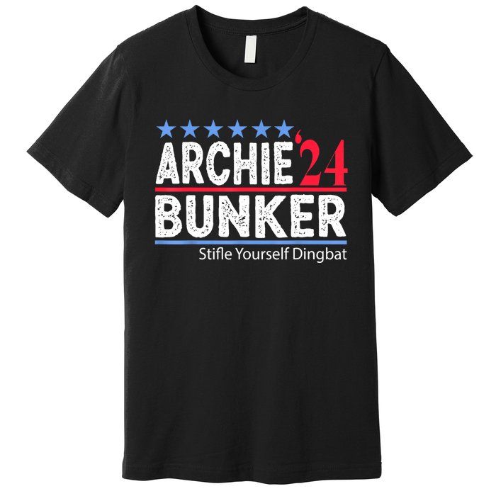 Archie Bunker 24 For President 2024 Premium T-Shirt