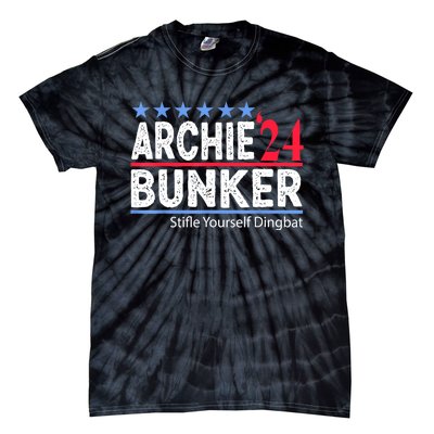 Archie Bunker 24 For President 2024 Tie-Dye T-Shirt