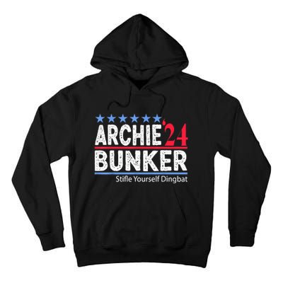 Archie Bunker 24 For President 2024 Tall Hoodie