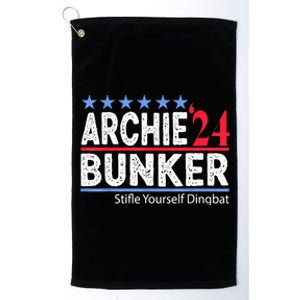 Archie Bunker 24 For President 2024 Platinum Collection Golf Towel