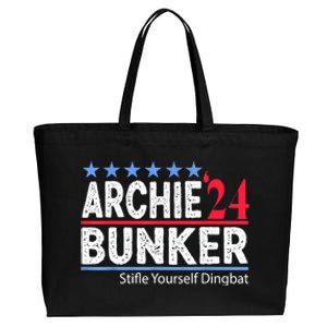 Archie Bunker 24 For President 2024 Cotton Canvas Jumbo Tote