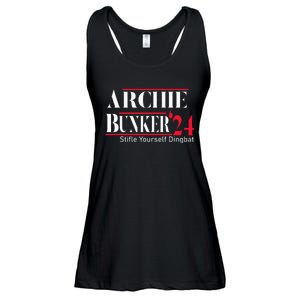 Archie Bunker 24 For President Ladies Essential Flowy Tank