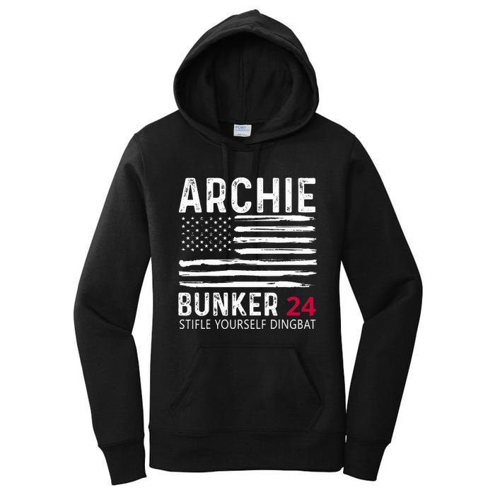 Archie Bunker 24. Stifle Yourself Dingbat Women's Pullover Hoodie