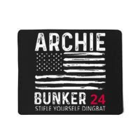 Archie Bunker 24. Stifle Yourself Dingbat Mousepad